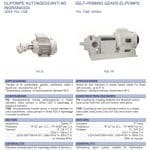 Pompa auto-aspirante PQ 15, 24V CC, 0,37 kW, 1450 RPM, codice: 01CPQ151.
