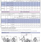 Pompa BMA-M 32 con motore da 2,2 kW, portata fino a 50 l/min, pressione massima 16 bar, dimensioni c.