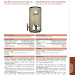 Scaldabagno inox 80 Lt V230 monofase, resistente e di alta qualità.