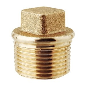 Tappo M a testa quadra da 3/8" in ottone anticorrosione &ndash; CR &ndash; codice: 7290C &ndash; Maestrini
