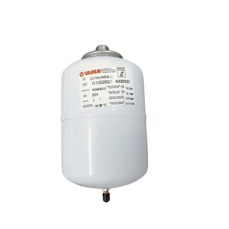 2L roestvrijstalen waterreservoir met 1/2" M FL aansluiting, code 21ALT020N.