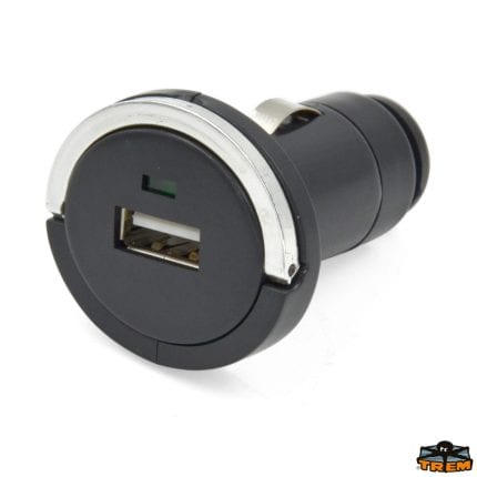 USB cigarette lighter plug compatible with car, Trem model, code L0601342.