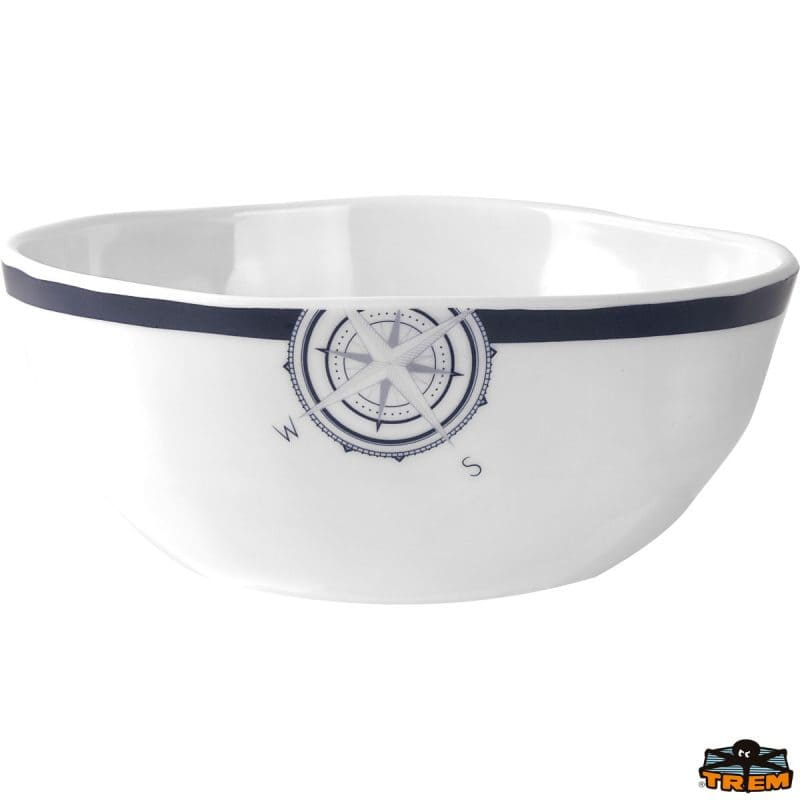Blue Sand ceramic salad bowl, diameter 23.5 cm, elegant and modern design.