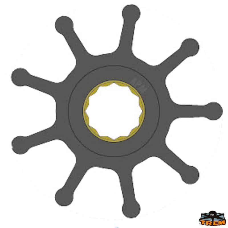Girante 95 mm compatibile con pompe Jabsco e Johnson, codice P0395027.