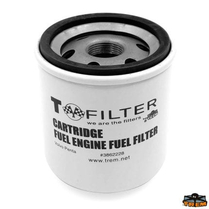 Filtro fuel Volvo, código N0114228, compatible con motores diésel.