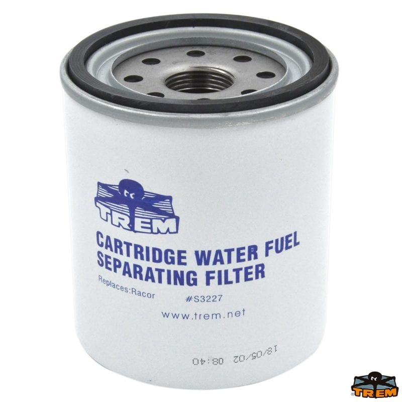 Filtre eau carburant Racor S3227, compatible avec divers véhicules, pour un filtrage efficace de l'eau.