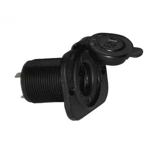 Prise de courant encastrée 12 V type allume-cigare – code : 3939360 – Fournitures Nautiques Italiennes