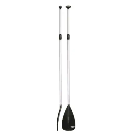 Teleskop-Paddel für Stand Up Paddle, robustes und leichtes Modell, ideal für nautische Aktivitäten.
