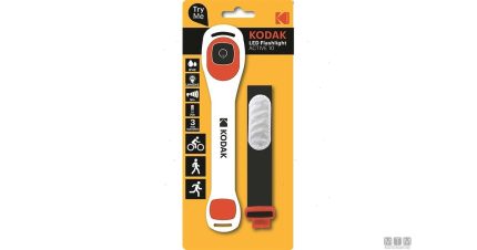 Kodak LED Active 10 licht, krachtig en compact licht voor buitenactiviteiten.