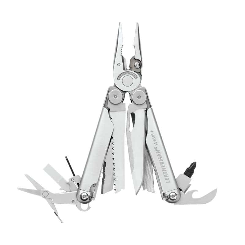 Pince multifonction Leatherman Surge Premium avec accessoires intégrés.