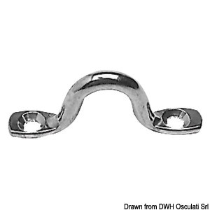 Stainless steel wire bridge 4×40 mm – code: 39.322.04 – Osculati