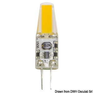 Bombilla LED casquillo G4 luz 360° 12 V – código: 14.450.18 – Osculati