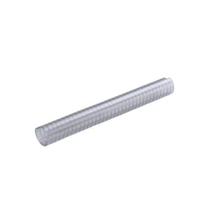 Plutone Rohr DN 16×23 aus transparentem Kunststoff, Länge pro Meter.