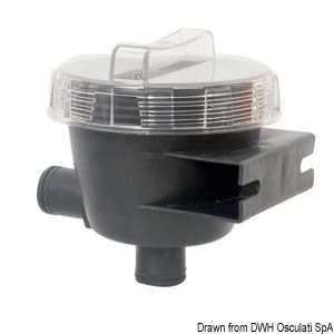 Filtre anti-odeurs 110 x 120 mm pour l'évent du réservoir d'eaux noires - Code : 50.136.00 - Osculati