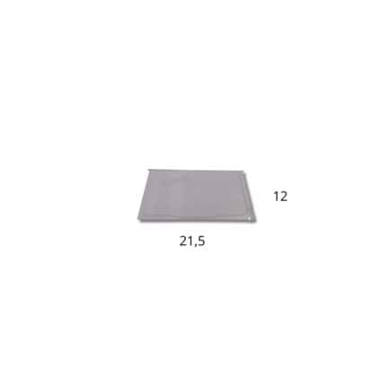 Portina evaporatore per frigorifero con dimensioni 21,5x12 cm, compatibile con modelli Isotherm.