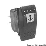 Aus 12 V mit Ankersymbol, für Marineanwendungen.
