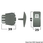 Aus 12 V mit kompakten Abmessungen, ideal für nautische elektrische Anlagen.