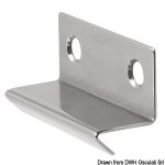 Fermeture Flush Lock carrée en acier, modèle 38.179.41, Osculati.