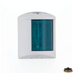 Wit lichaam koplamp 12V, 112,5° rechte groene licht -12 m, model Zuiderkruis – code: L3674550 – Trem