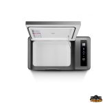 Réfrigérateur portable de 25L avec écran numérique et fonction de refroidissement.