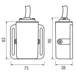 EBSN 15 Bilge Switch, 15A for nautical systems, code FDEBSN015000A00.