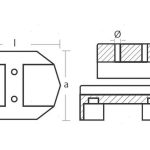 Alpha/Bravo anode plate for marine engines, model code 5123000.