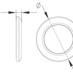 Luce plafoniera LED Classic D 110 mm, codice 2140051, per ambienti nautici.