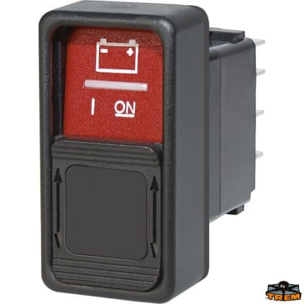 Dedicated IP67 switch, code: K0902145, water and dust resistant.
