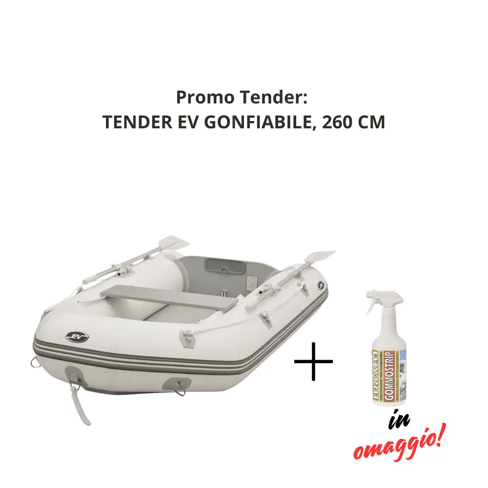 プロモテンダー：テンダーEVインフレータブル260cm – コード：NSCODTENDER26 – モトマリン