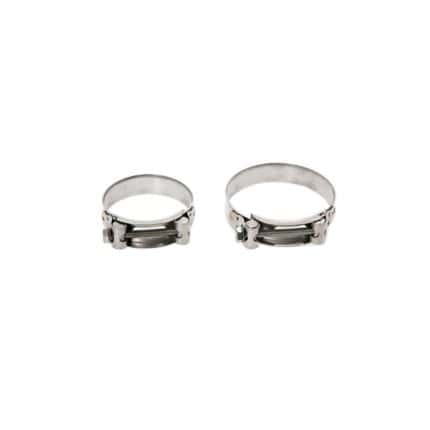 Abrazaderas inox 18 Ø 34–37, collar de fijación robusto y resistente. Ideal para aplicaciones industriales.