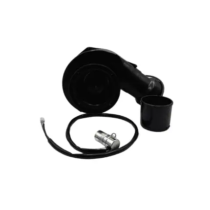 Complete fan for Dometic systems, model AP1,3,5, with wiring and fittings included.