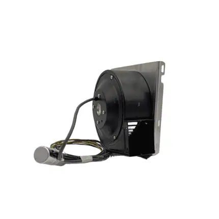 Ventilateur compact avec condensateur, modèle EVA3, pour applications de climatisation.