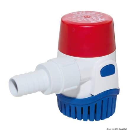 Dompelpomp bilge Rule New Generation 1100 12V, code 16.473.12, ideaal voor bilges en water.