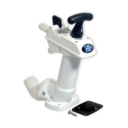 Manuelle WC-Pumpe von Jabsco für nautische und häusliche Sanitäranlagen.