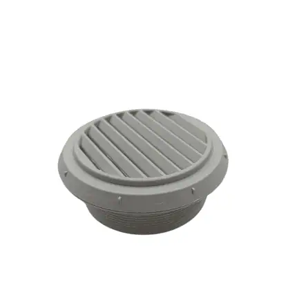 Luchtuitlaatventilator D90 45° wit voor Webasto-voertuigen.