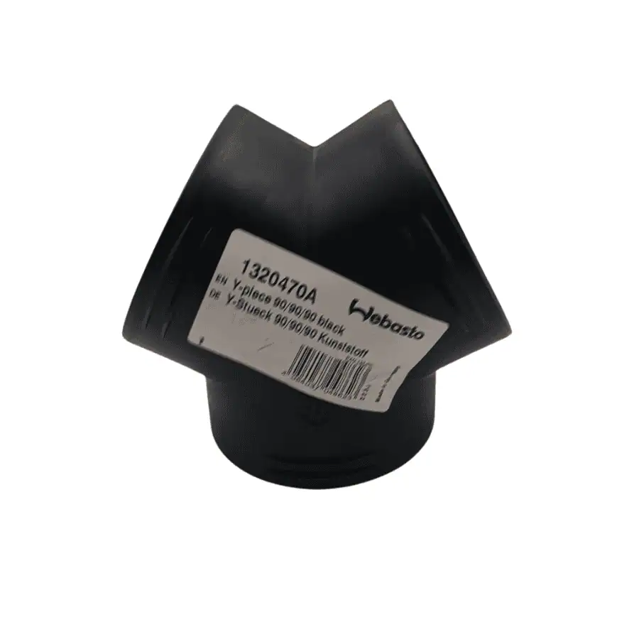 Pièce en Y 90/90/90 noir – code : 1320470A – Webasto