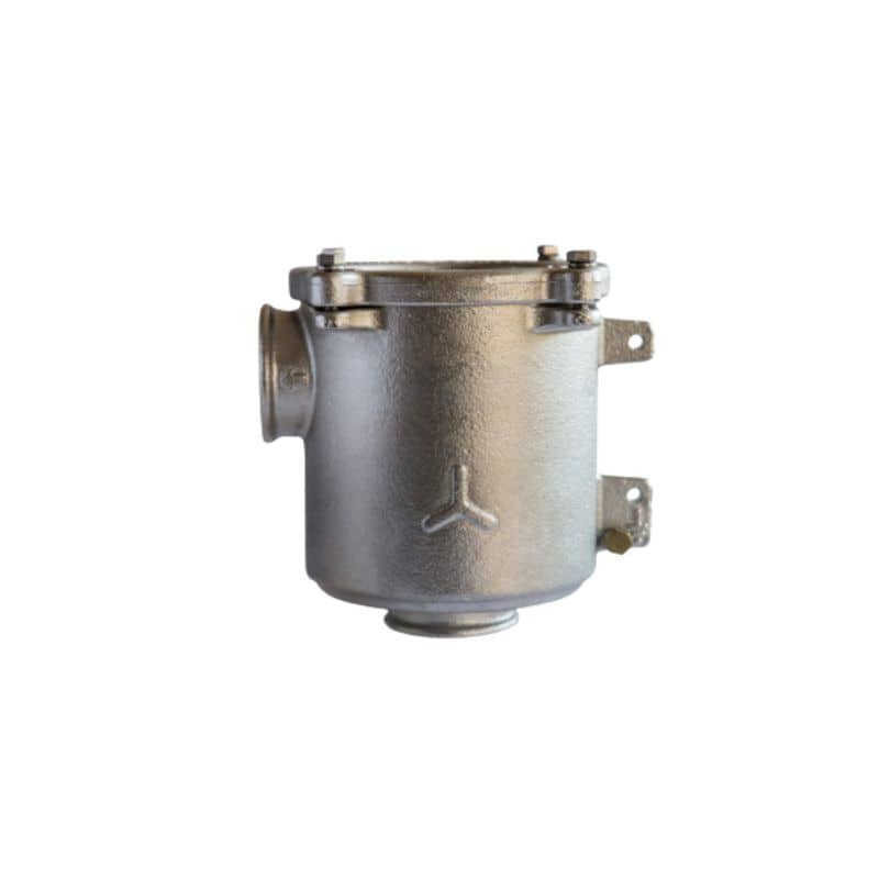 Water filter “Venezia” in anti-corrosion brass with transparent cover, 1" – code: *7006F – Maestrini