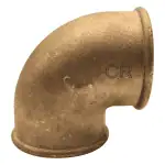 3" 90° F.F. Krümmer aus korrosionsbeständigem Messing CR - Code: 7090M - Maestrini