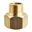 真鍮製リデュースドスリーブ F-M 3/8"x1/4" 配管用。.