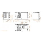 Compresor inverter BLDC de 12.000 BTU/h, código SCU12VFD-E, para unidades autónomas.