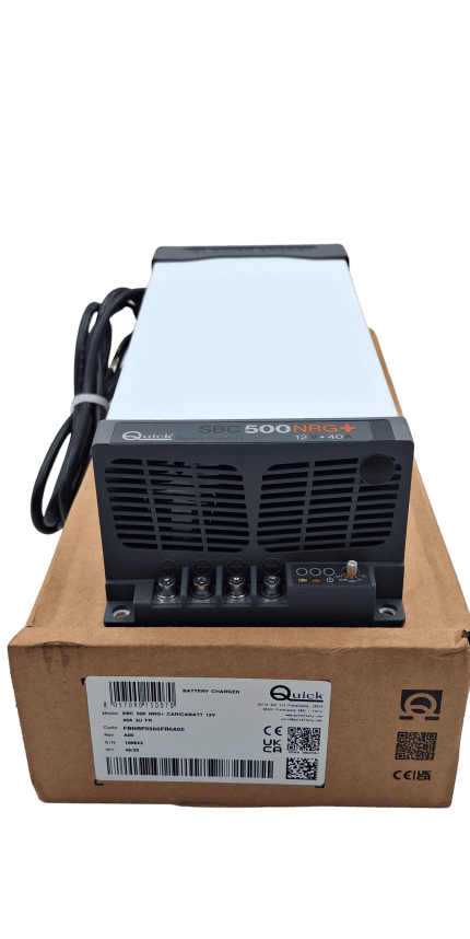 Chargeur 12V 40A Sbc 500 NRG+ pour véhicules électriques.