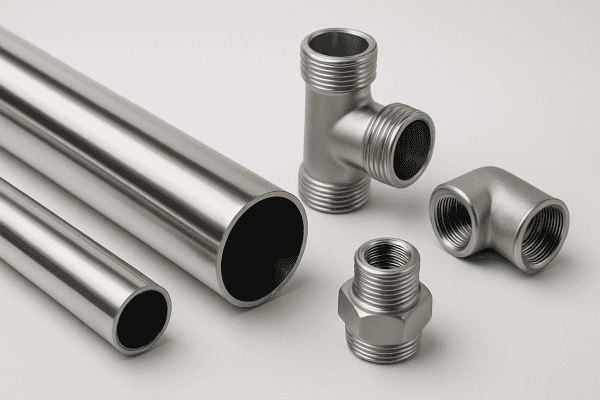 産業用および家庭用設備向けの316ステンレス鋼パイプおよび継手。.