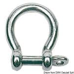 Anello di traino in acciaio inox da 22 mm, resistente e durevole.