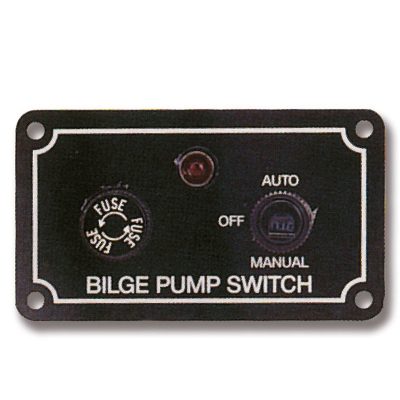 Pannello di comando a 12v per pompe sentina dimensioni 88x50mm – codice: P0288050 – Trem