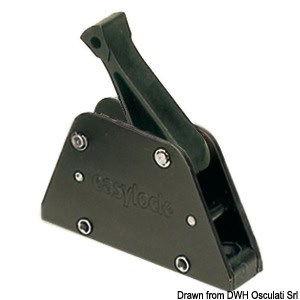 Guarnizione Easylock anodizzata nera singola, codice 72.078.10, Osculati.