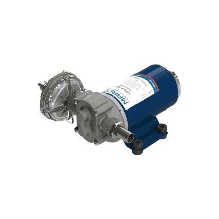 Zahnradpumpe UP6-12V Peek 26L/min, ideal für Flüssigkeitsanwendungen.