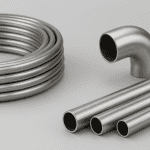 316 stainless steel tubes for industrial and hydraulic applications.