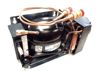 Compressore refrigerante per sistemi di climatizzazione e frigoriferi.
