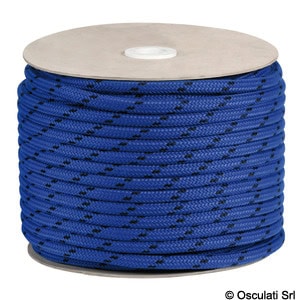 Scotta poliestere matt 6mm blu – codice: 06.437.06BL – Osculati