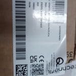 Etichetta di accessori per salpa-elica con codici e QR.